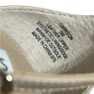 Steve Madden Ankle Buckle Block Heel Cream Sandals Size 6 thumbnail 6