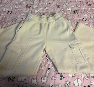Cotton On Cream Cargo Sweatpants thumbnail 1