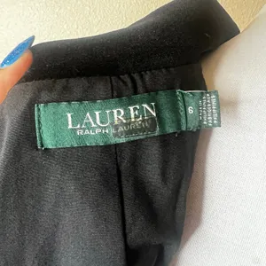 LAUREN Ralph Lauren black velvet trim blazer jacket WOMENS 6 thumbnail 4