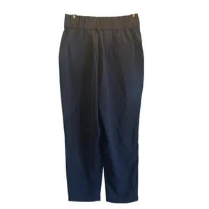 Halara navy blue stretch elastic waist work pants XS Petite comfy classic thumbnail 3