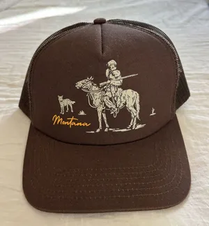 Montana Brown Trucker Hat thumbnail 1