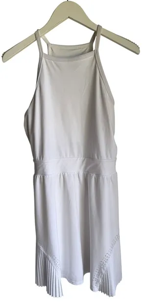Zella White Athletic Dress Small Golf Tennis Pickleball Built In Bra thumbnail 1