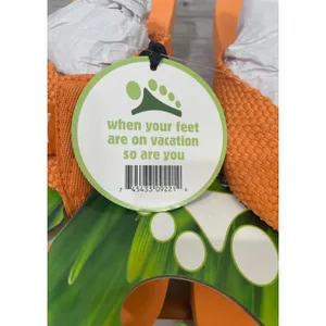 Cudas Womens‎ Orange Woven Strap Thong Sandals Flip Flops Size 7 New thumbnail 4