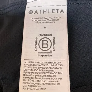 Athleta Women's Black Sleeveless Cutout Back Activewear Fitness Tank Top Size M thumbnail 3