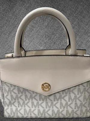 Michael Kors Vanilla Signature Satchel Handbag thumbnail 2