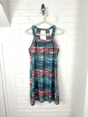 Prana Multi Color Printed Active Athletic Dress Size S thumbnail 2