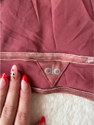 Alo Yoga Velvet Bra thumbnail 2