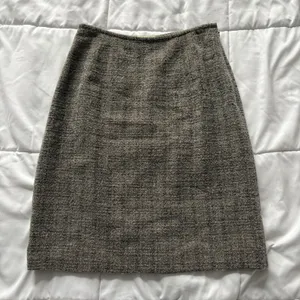Mini Skirt‎ Womens Size 4 Wool Blend Brown Tweed Lined Officechic Corpcore City thumbnail 1
