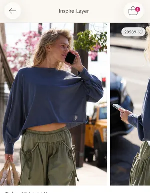 Free People Movement Long Sleeve Top thumbnail 2