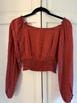 L.a. Hearts Cropped Long Sleeve Top thumbnail 2