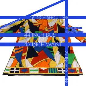 Lauren Ralph Lauren Bright Multi-Color "Sails" Nautical Theme Tunic Top (L) thumbnail 11