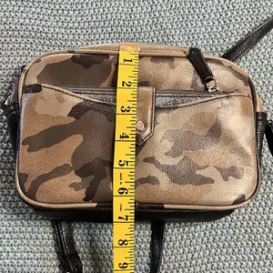 G.I.L.I Camo Print Leather Purse With Wallet Insert EUC thumbnail 13