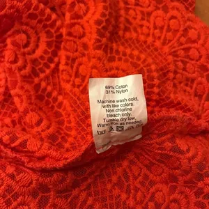 J. Crew Factory Scalloped Lace Shirt Top Size Small thumbnail 6