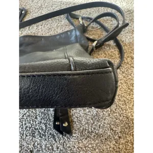 B Makowsky leather handbag‎ crossbody Shoulder Silver Hardware Leopard Interior thumbnail 8