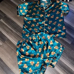 Teal Floral Pajama Set thumbnail 11