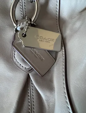 Coach Colette Tan Leather Satchel Shoulder Bag thumbnail 5