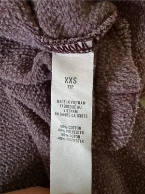 Aerie Oversized Crewneck Sweatshirt Plum Purple Size XXS thumbnail 4
