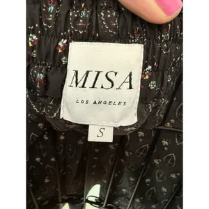 Misa Los Angeles Saskiya Black Multi Off-The-Shoulder‎ Printed Blouse Size Small thumbnail 5