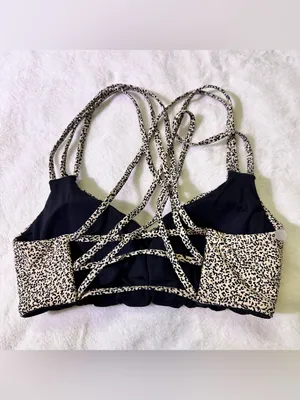 Leopard Print Strappy Bralette thumbnail 2