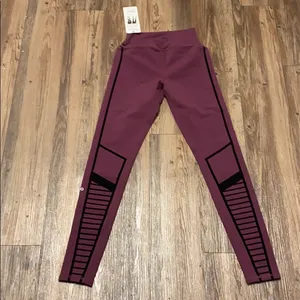 Alo Flocked High Waist Moto Legging thumbnail 5
