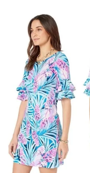 Lilly Pulitzer Lula Dress Mr Peacock Tweethearts S thumbnail 1