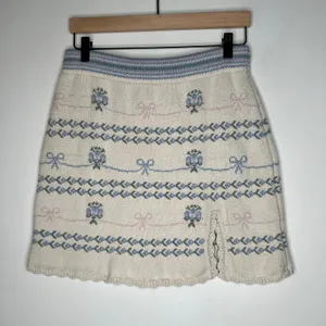 Love Shack Fancy Pawley Knit Mini Skirt Size Large thumbnail 3