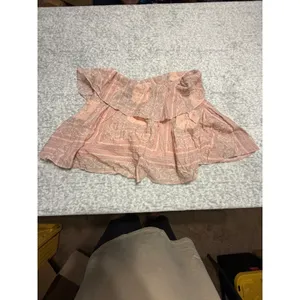 Universal Thread Pink‎ Bandana Paisley Ruffle Tiered Mini Skirt XS thumbnail 4