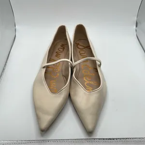 Sam Edelman Womens Nesta Mary Jane flats size 7 ivory leather thumbnail 2