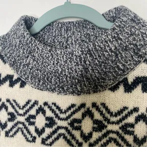 A New Day Fair Isle Mock Neck Cheers Sparkle Sweater in XS thumbnail 4