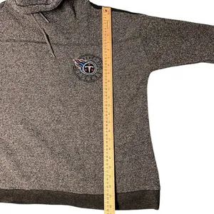 NFL Tennessee Titans Gray Pullover Sweatshirt Funnel Neck Womens XL‎ thumbnail 6