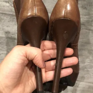 Sam Edelman Verina Oxford Platform Lug Sole Ankle Boots - Brown thumbnail 5