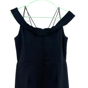 Lulus size Medium reason to celebrate‎ black dress off the shoulder New with TAG thumbnail 4