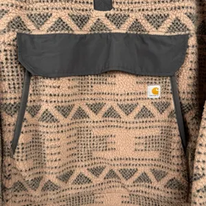 Carhartt T Snap Fleece Sweatshirt Desert Taupe Aztec Women’s XXXL OJ4991-W Pink thumbnail 4