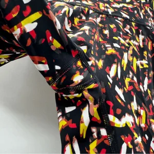 Aerie Offline Goals High‎ Waisted Black Multicolor Abstract Leggings Size S thumbnail 8