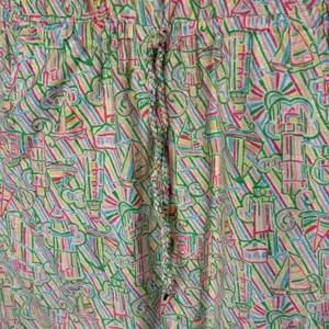 Lilly Pulitzer Classic Print Tank Mini Dress Cinch Tie Waist Pockets Size XS thumbnail 4