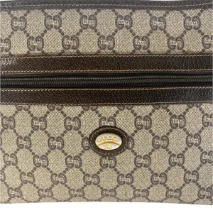 Gucci Plus‎ Monogram Top Zip Pouch Clutch thumbnail 3