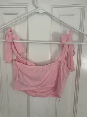 Adika Pink Crop Top thumbnail 2