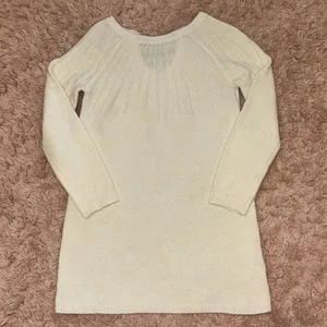 Blue Rain White Knit Sweater Dress thumbnail 3