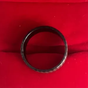 Camera Film Reel Pattern Ring Gold Tone Stainless Steel 6mm Band Size 6 thumbnail 3