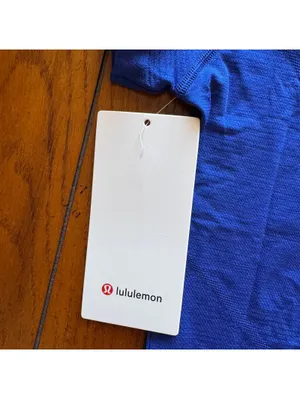 Lululemon Swiftly Tech Cropped Short Sleeve 2.0 Clubhouse Blue Size 4 NWT thumbnail 3
