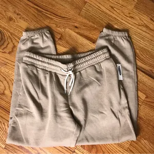 Old Navy Tan Jogger Pants NWT thumbnail 2