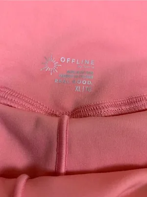 Offline By Aerie XL Pink Ruffle Skort High Rise Tennis Activewear Athletic thumbnail 3
