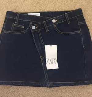 Zara denim skirt thumbnail 1
