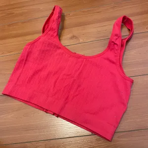 PacSun LA Hearts Tank Top Button Fitted Small Red Shirt thumbnail 3