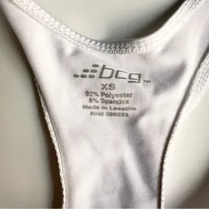 Boston Consulting Group White Sports Bra SZ XS thumbnail 4