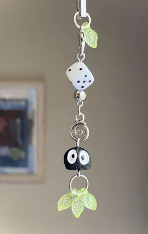 Handmade Kawaii y2k dangle phone charm/strap/bag accessory/keychain/car display⭐️🌀🍬💕 thumbnail 2