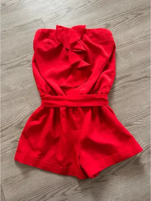 Express Romper Red XS thumbnail 1