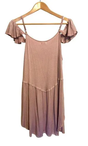 Anthropologie POL Lace Embroidered Go with the Flow Pink Top Size Large thumbnail 5