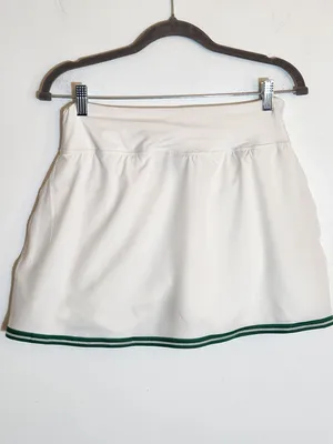Crane White and Green Athleisure Skort NWT Size Small Flaw thumbnail 3