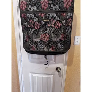 Vintage Jordache Floral Tapestry Suit CarryOn Luggage Overnight Travel Bag thumbnail 4